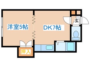 パ－クハイツ２４の物件間取画像